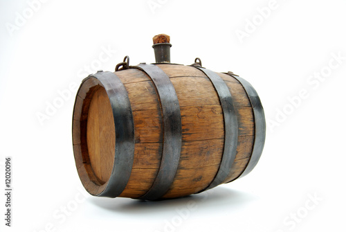 Photos Old mini wooden wine keg