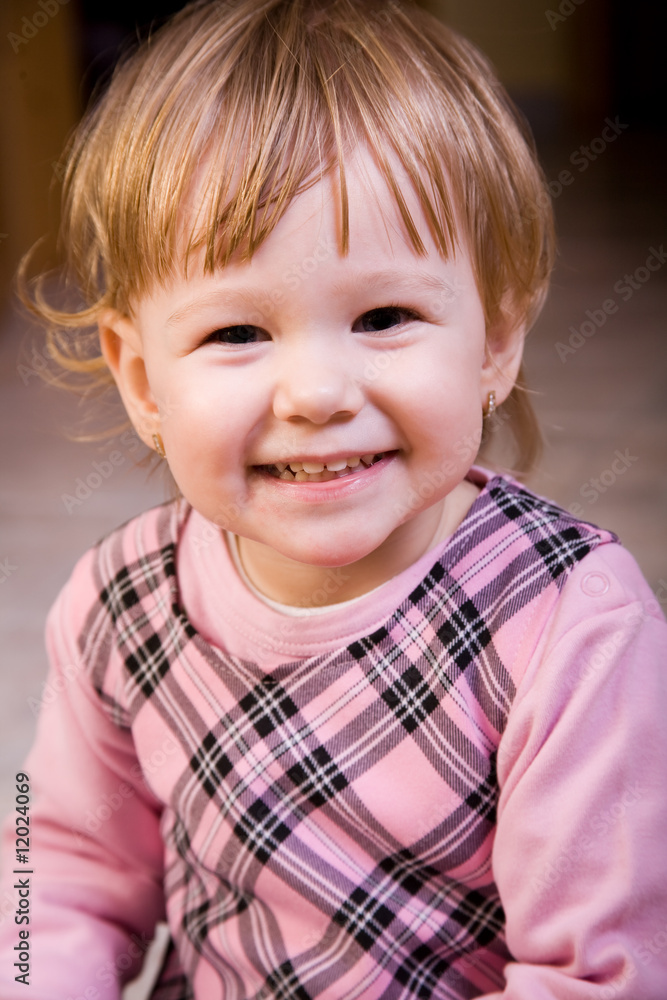 Beautiful little girl face Beautiful little girl face
