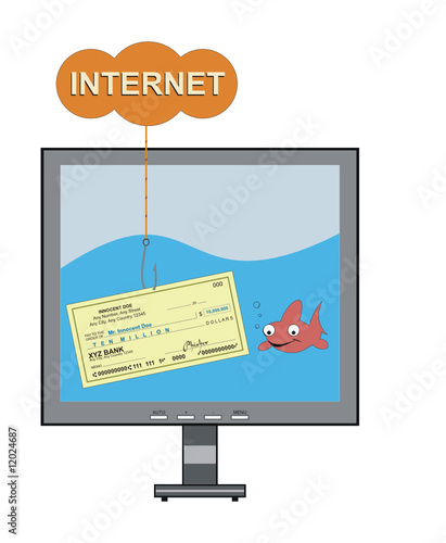 Vector Phishing Illustration