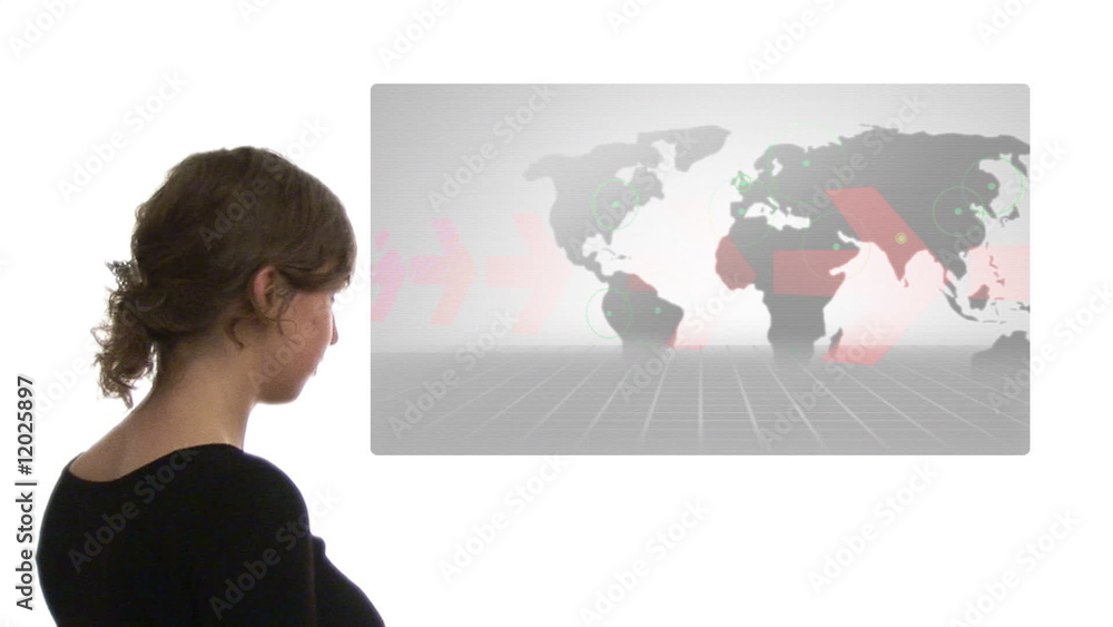 World of Business with 3d Composite Image World of Business with 3d Composite Image