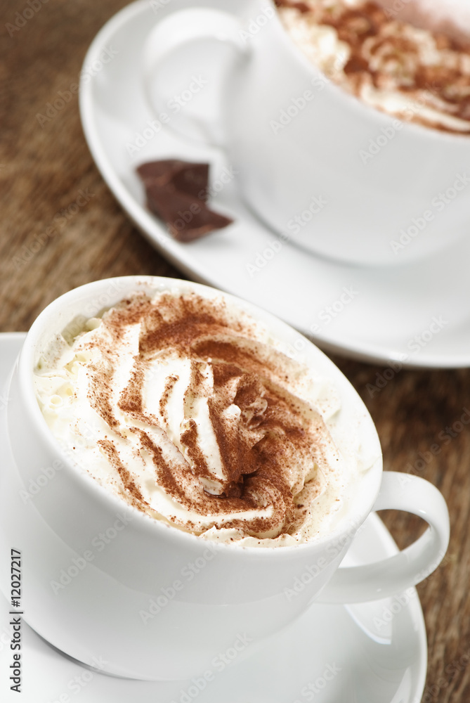 Obraz premium Two Cappuccinos