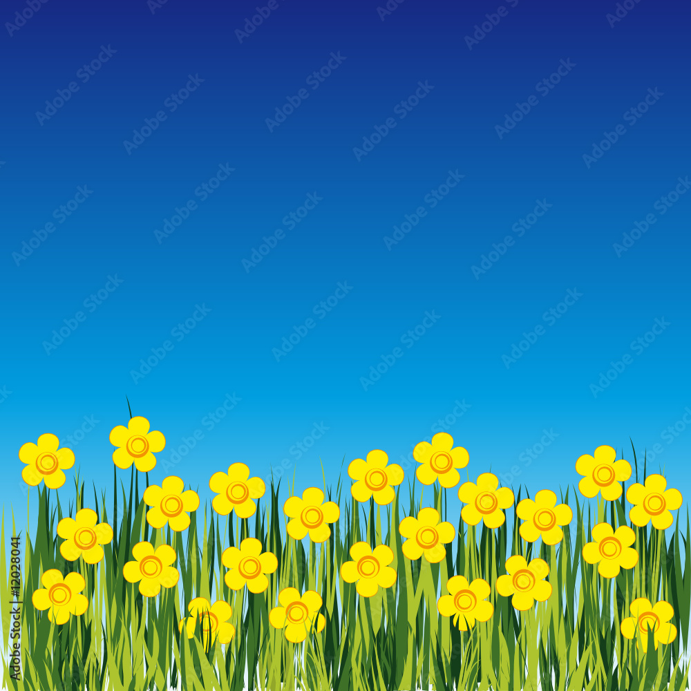 Background with flower
