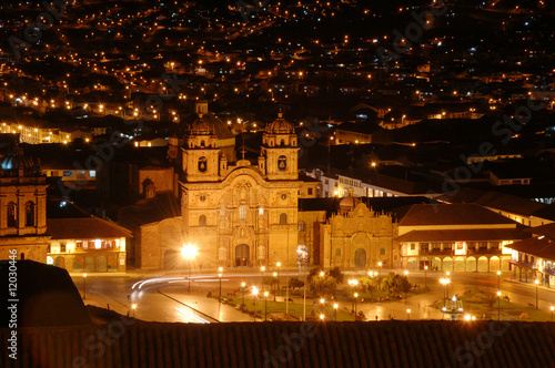 Plaza de Armas at Night (Cusco, Peru)