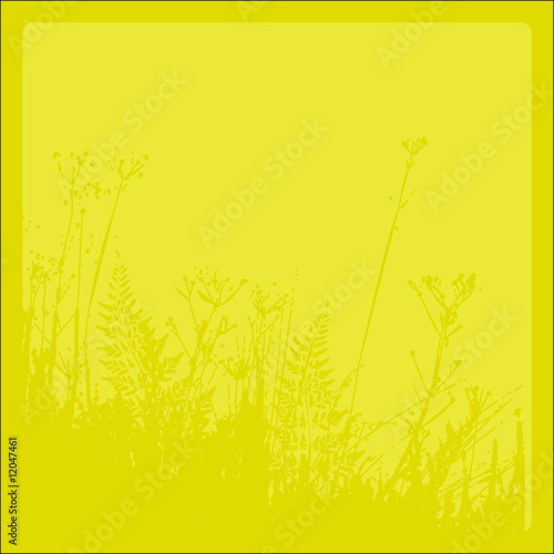 Illustration Silhouette Wiese
