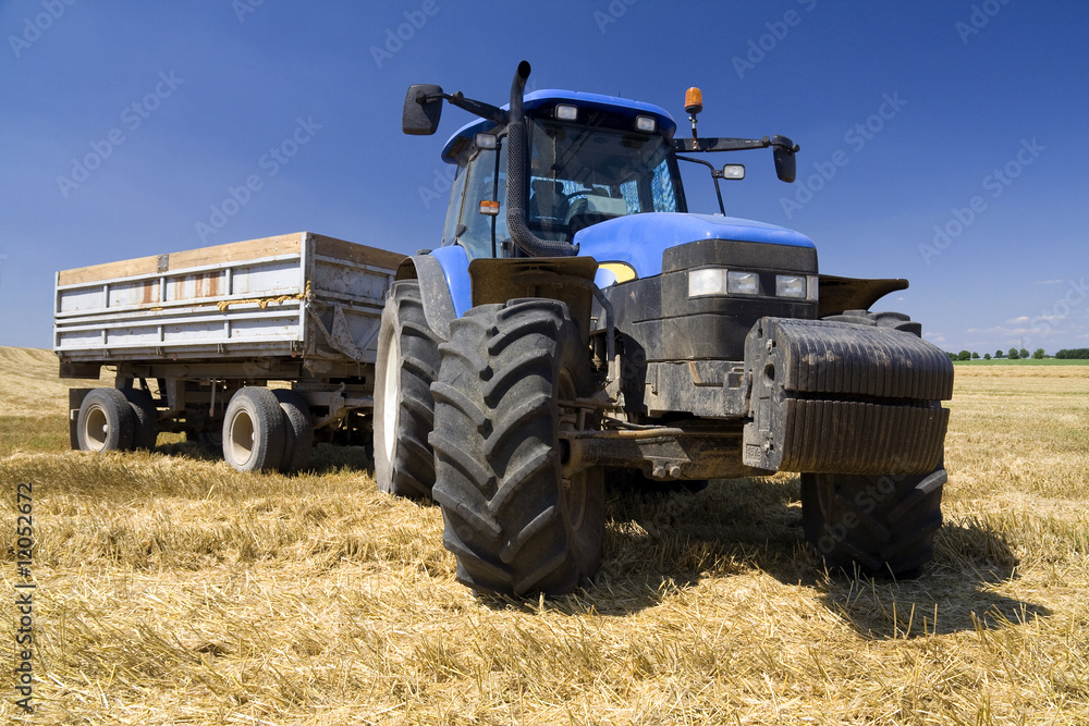 Fototapeta premium Agriculture - Tractor