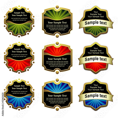 Set of design elements