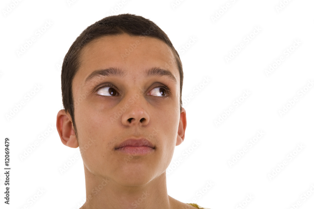Fototapeta premium young man looking