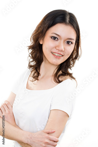 portrait of Asian young woman © eyedear