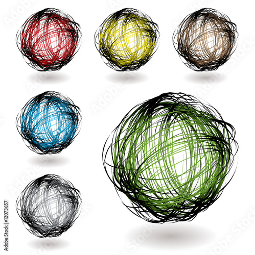 scribble color variation