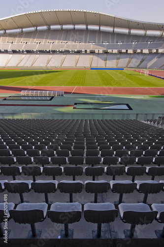 Empty Stadium and the seats