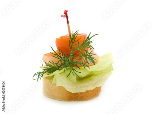 canape made from shrimp photo