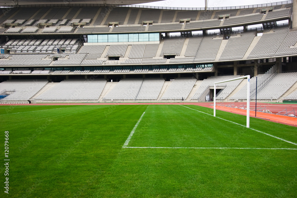 Fototapeta premium Bramka i stadion