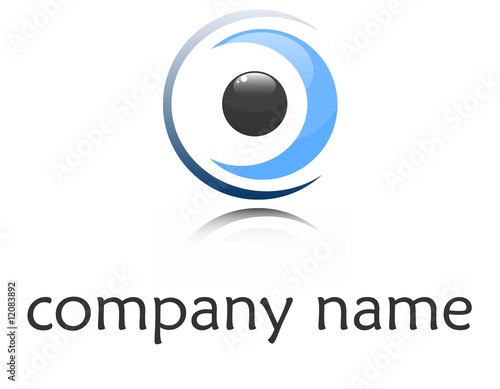Free Download Blue company logo, abstract logo - GFXLoad