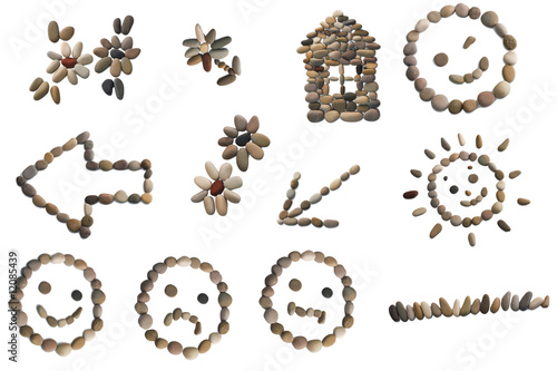 Collectiion of 12 isolated pictures