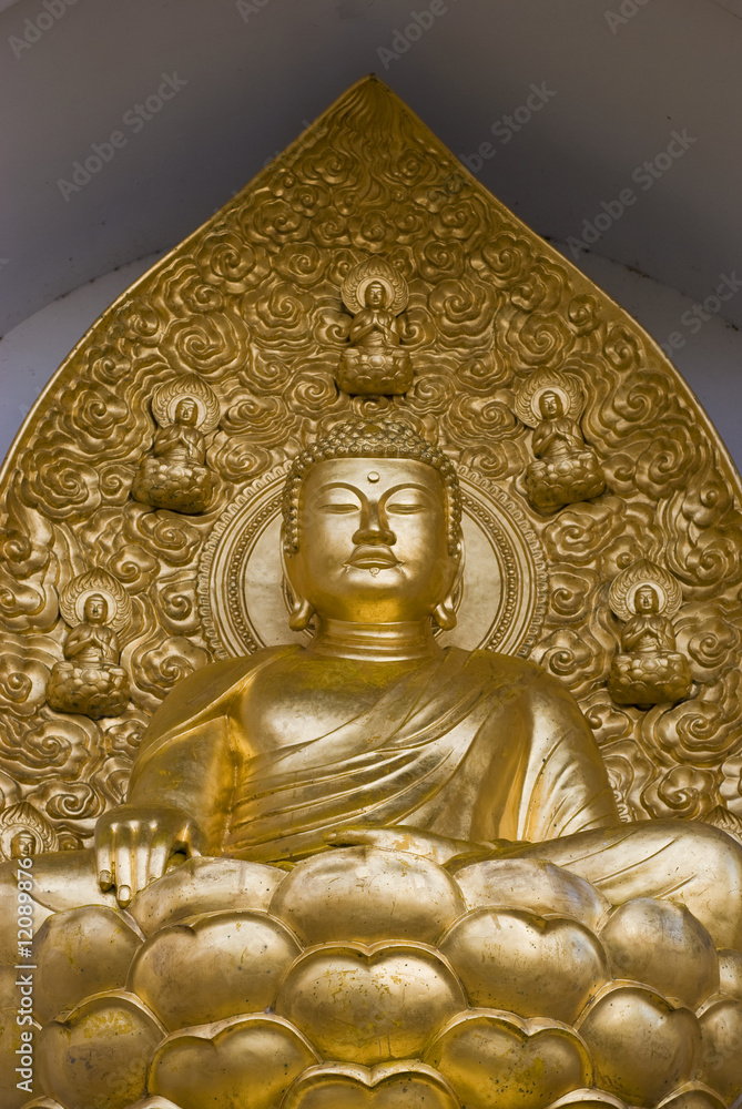Fototapeta premium Gold Buddha