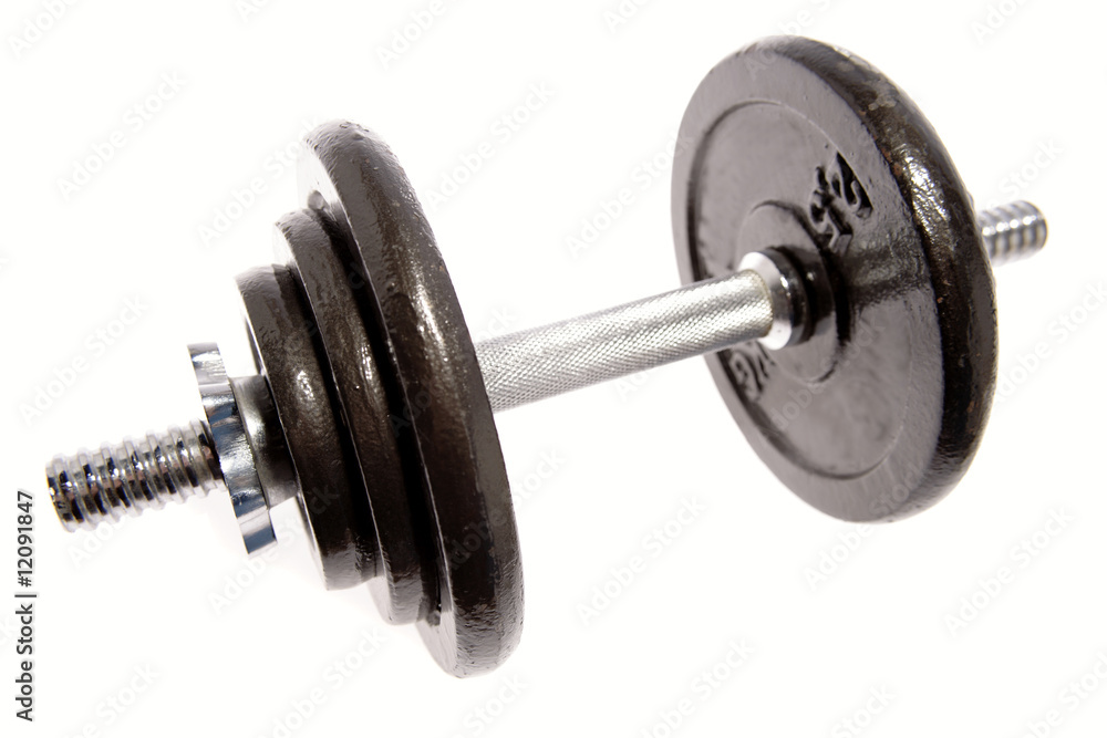 Naklejka premium Dumbbell