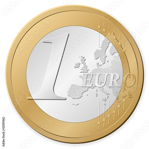 One euro coin