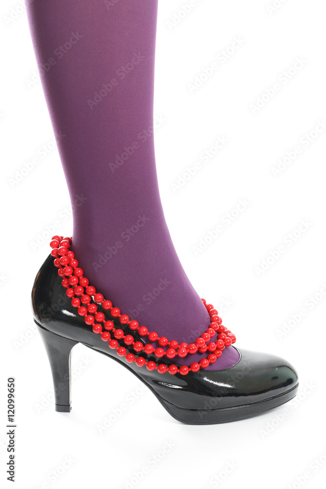 beads and shoes