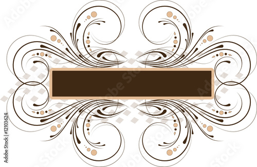 Floral banner