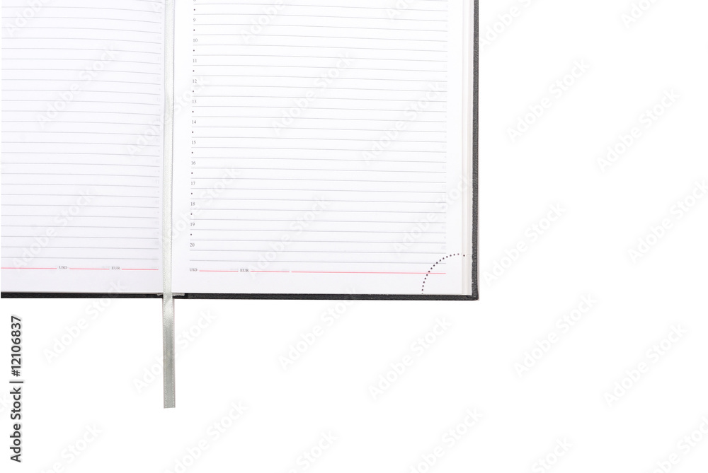 composition with open copybook composition with open copybook