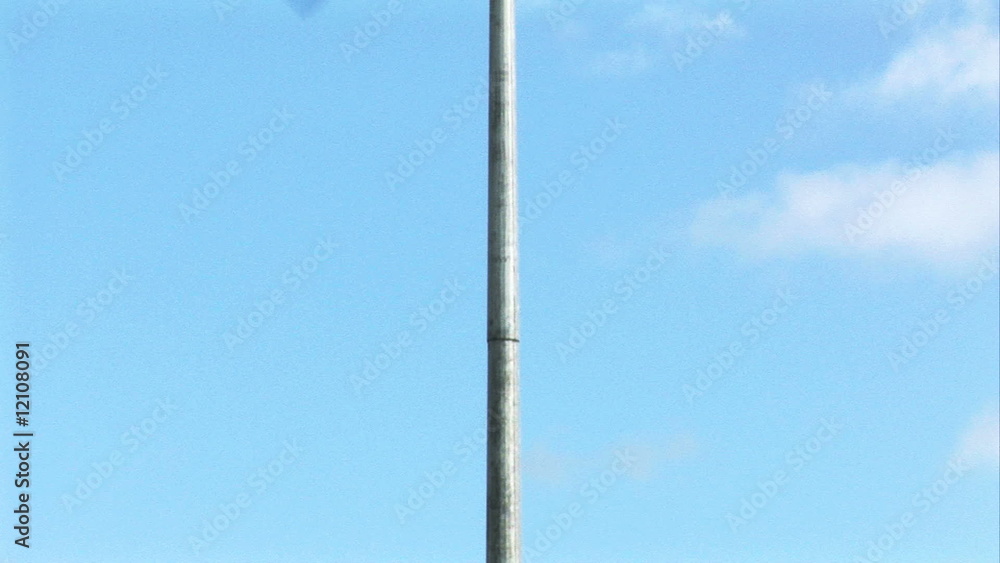 Panorama of a wind turbine in motion Panorama of a wind turbine in motion