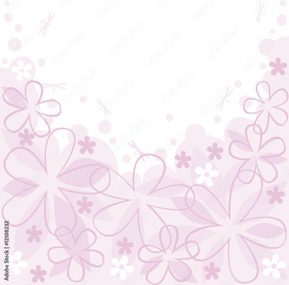abstract floral background with place for your text abstract floral background with place for your text