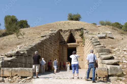 mycènes grèce tombeau agaménon