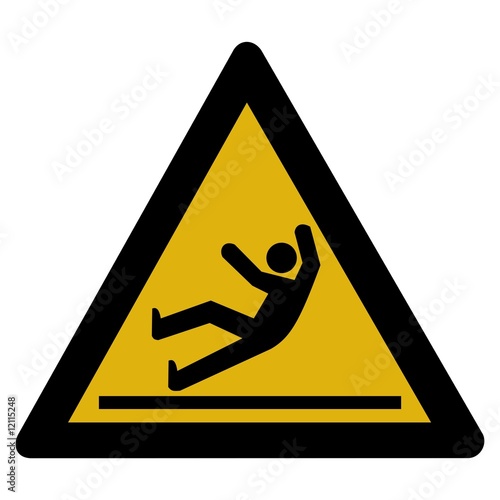 Accident warning sign