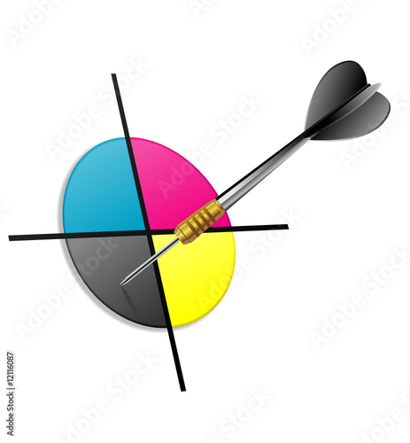 CMYK darts