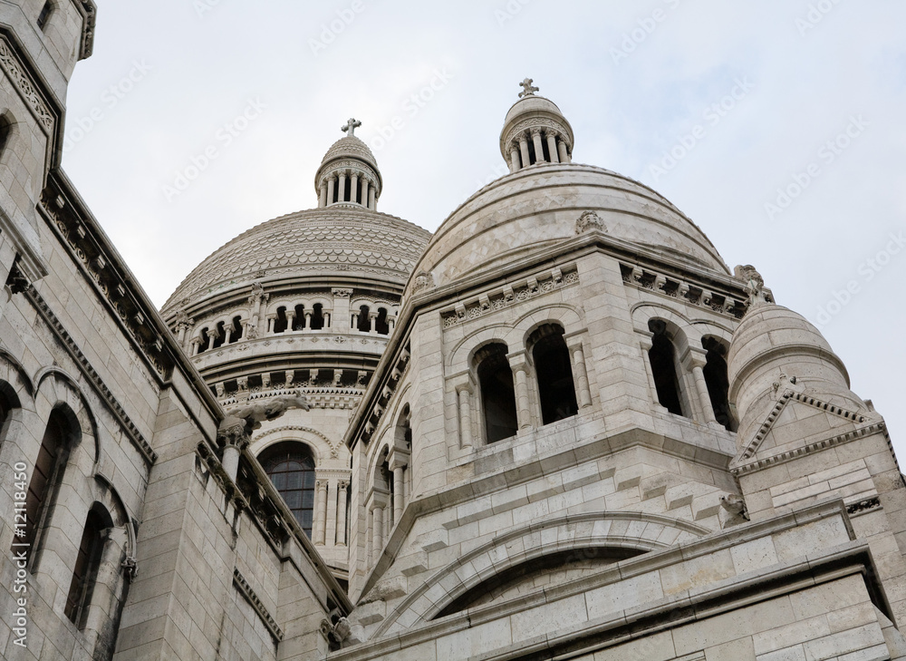 Sacre Coeur Cathedral Exterior Closeup