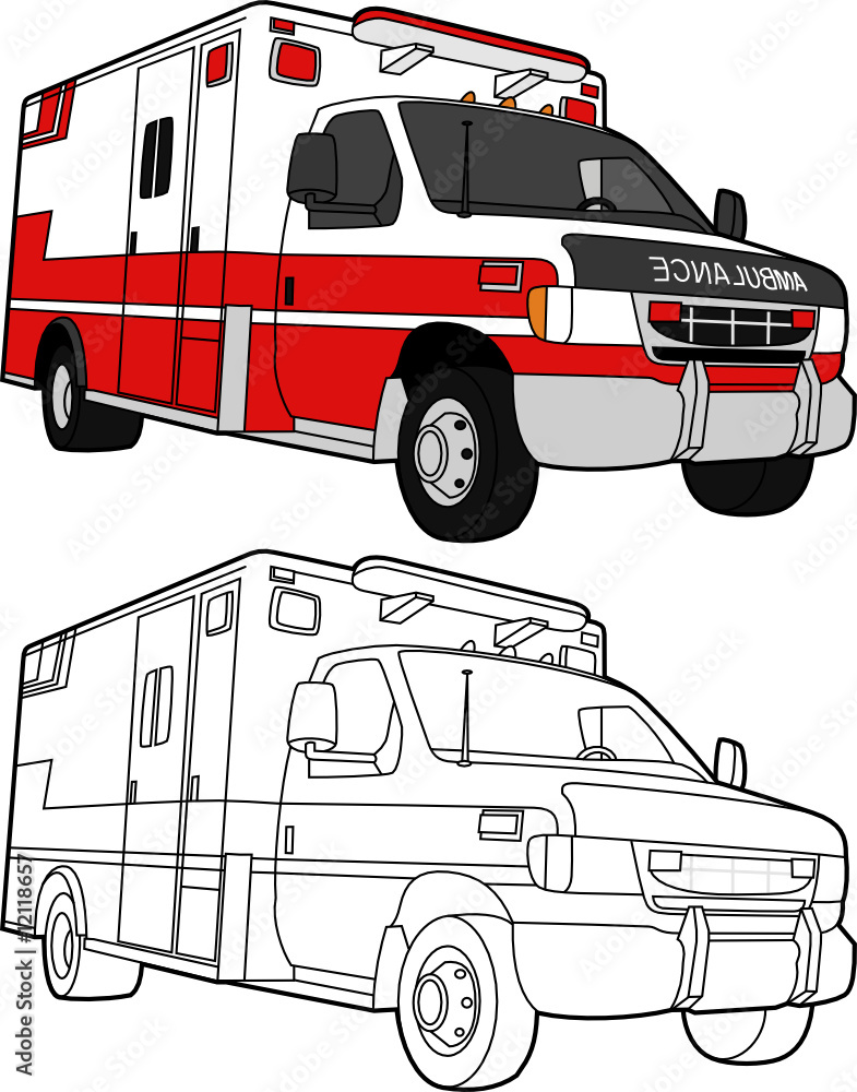 ambulance drawing
