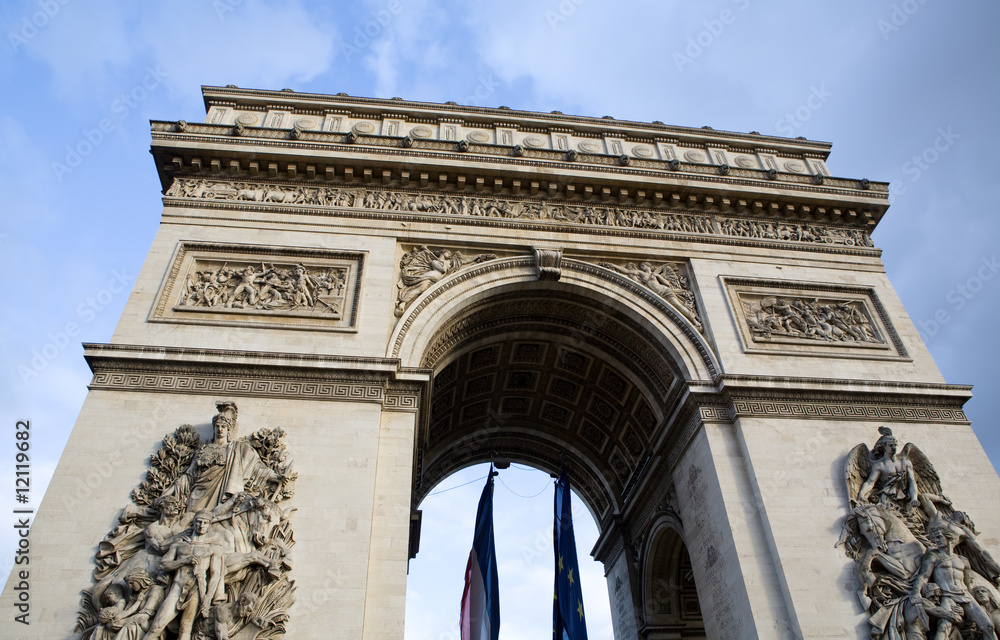 Obraz premium Arc de Triomphe Paris France