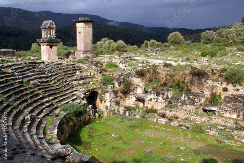 Clouds and theater photo