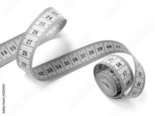 measuring tape on white photo