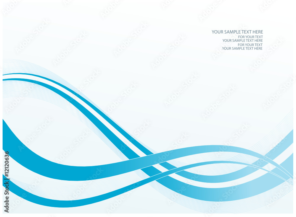 Naklejka premium abstract aqua design