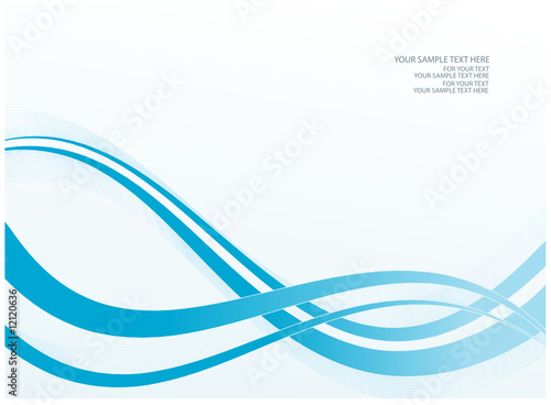 abstract aqua design