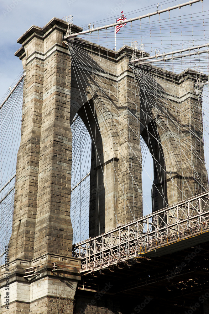 Fototapeta premium classical NY - Brooklyn bridge