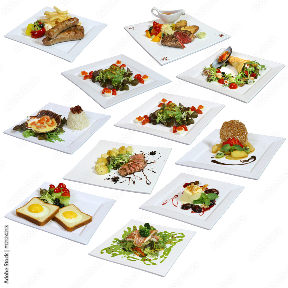 Varied menu Varied menu