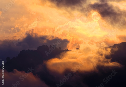Mountanian sun