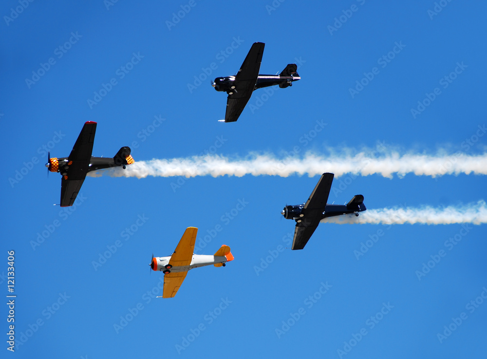 Naklejka premium Old airplanes