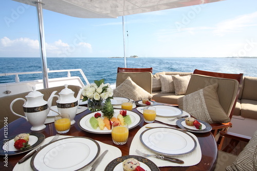 Breakfast at sea
