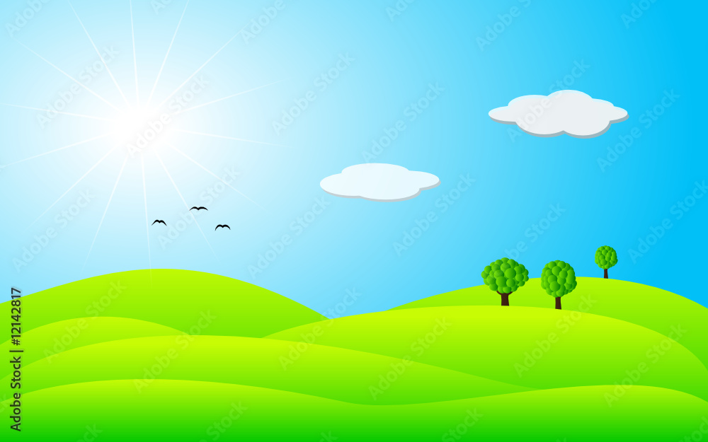 Obraz premium landscape - vector