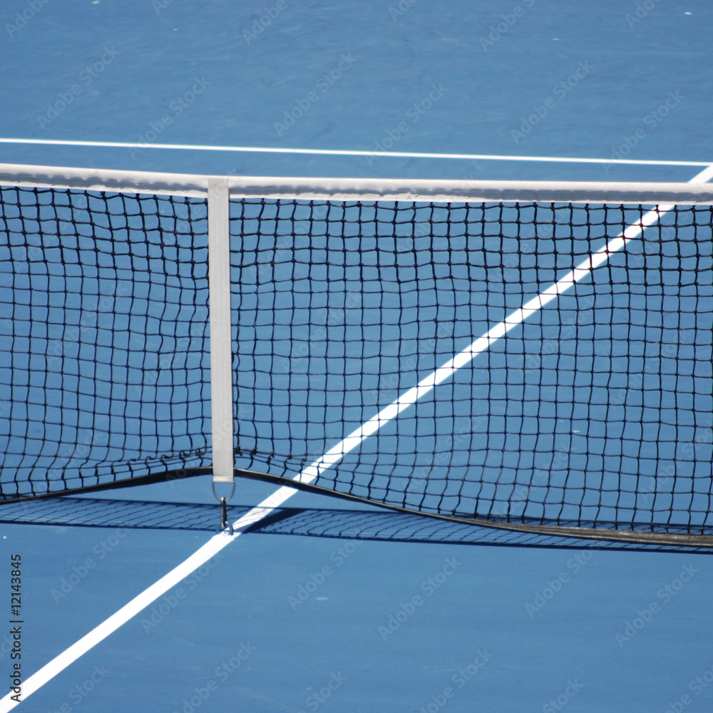 Blue tennis court Blue tennis court