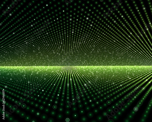 disco space green and dark
