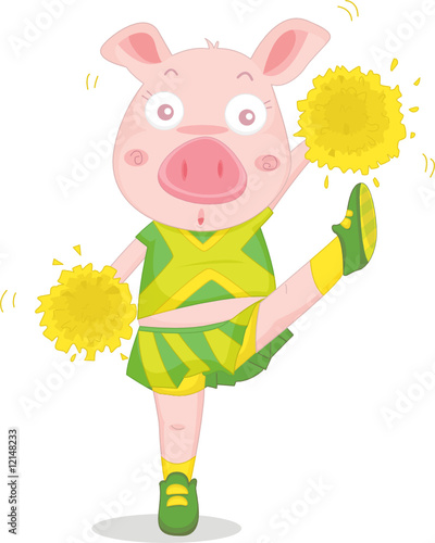 dancing pig