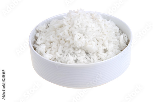white rice in bowl