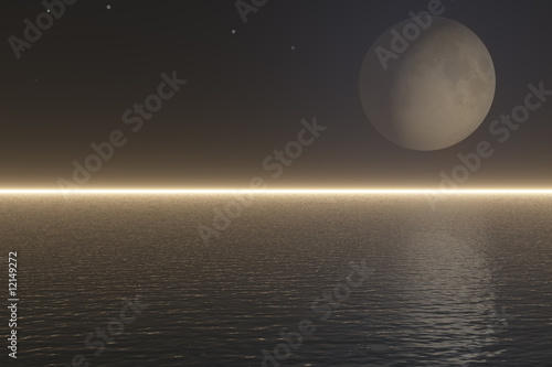 Black landscape