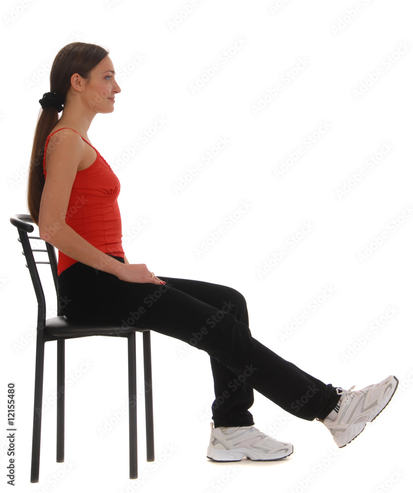 young sporty pretty woman doing fitness young sporty pretty woman doing fitness