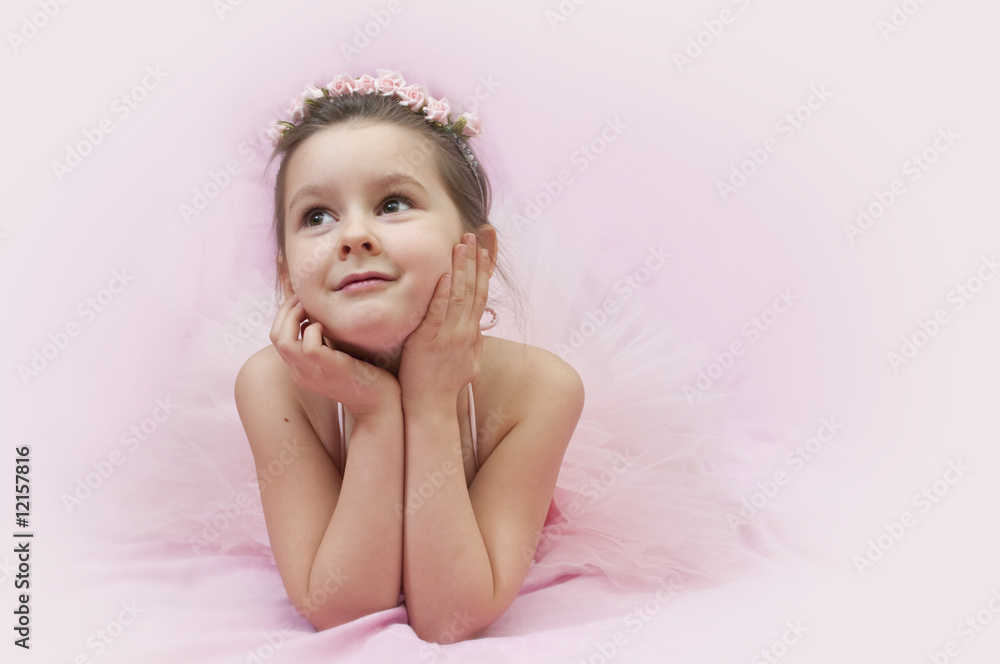 Sweet ballerina girl