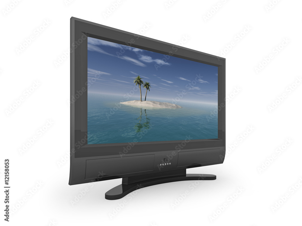 Fototapeta premium Flat screen TV